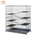 3 layer welded metal rabbit breeding cages